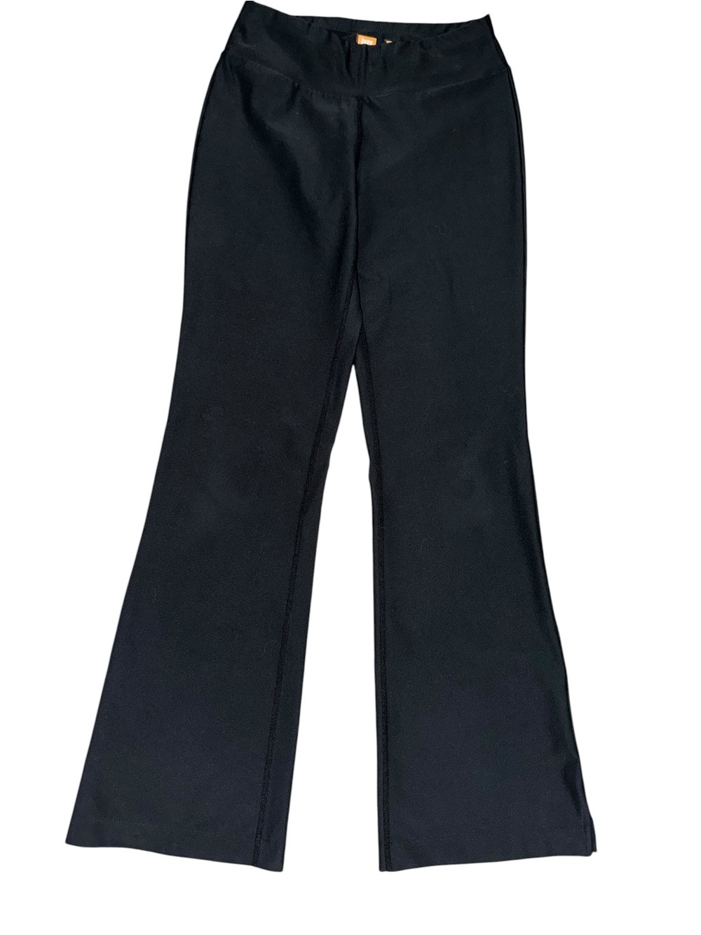 Lucy Vital Collection Yoga Pants Black Flare Stretch Athletic XS Made USA